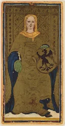 Die Kaiserin, Faksimile einer Tarotkarte aus dem 